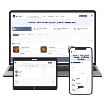 QR Code Ordering & Digital Menu
